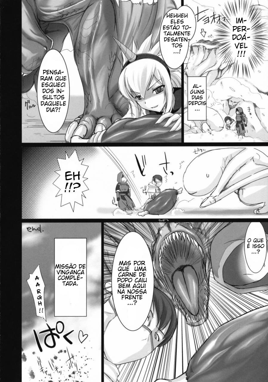 (SC35) [UDON-YA (Kizuki Aruchu, ZAN)] MonHun no Erohon (Monster Hunter) [Portuguese-BR] [HentaiHome] page 24 full