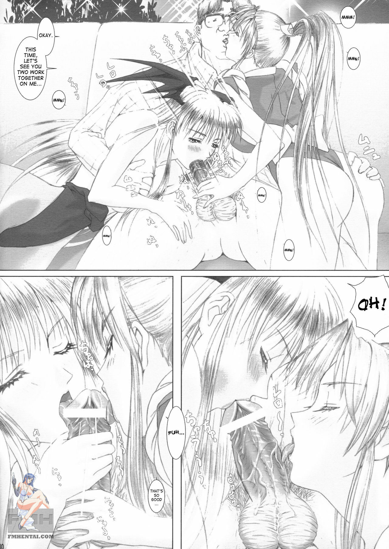 (CR31) [Frapper Spirits (Hitsuki)] Oshaburi Palace Sokushaku Ranbu | Blowjob Palace (Various) [English] [SaHa] page 29 full