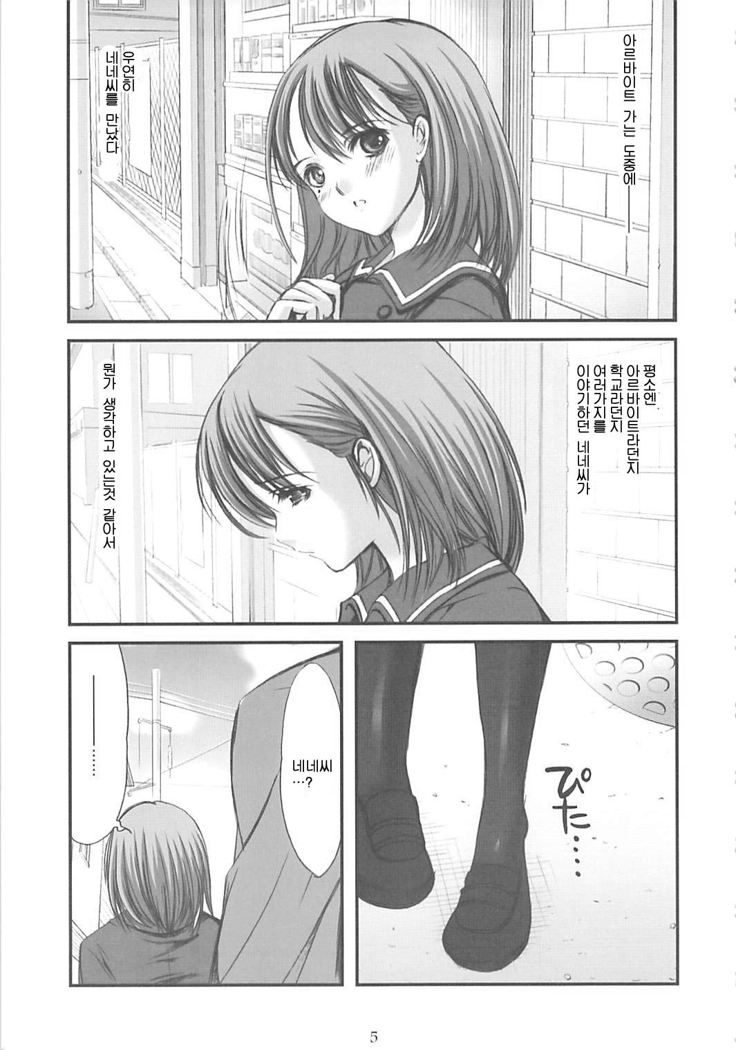 (C77) [High Risk Revolution (Aizawa Hiroshi)] Himitsu Nene no Himitsu (Love Plus) [Korean] page 4 full