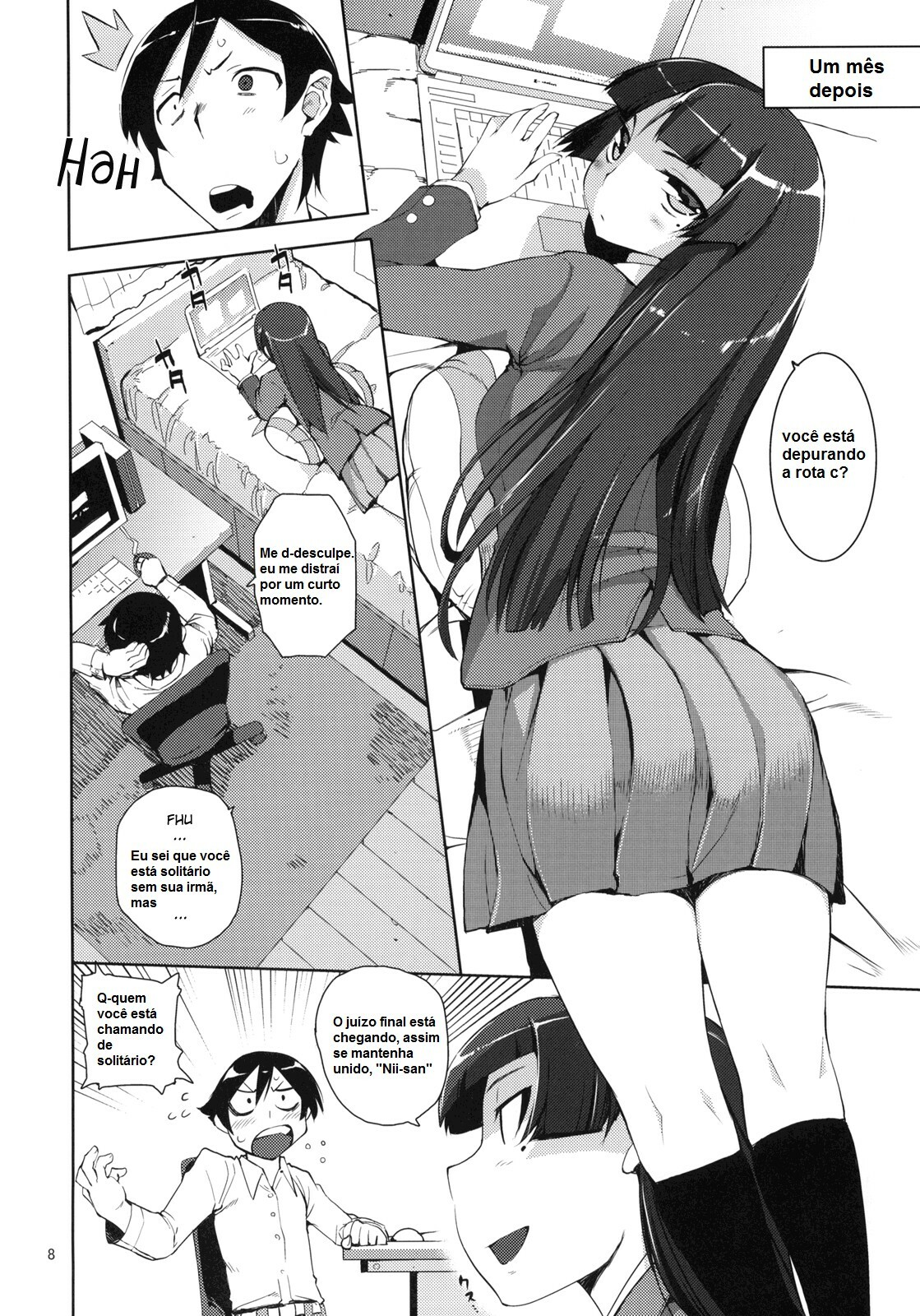 (C78) [Hyoco Road (Hyocorou)] O, Ore no Imouto gaa 2 (Ore no Imouto ga Konna ni Kawaii Wake ga Nai) [Portuguese-BR] [Kyousuke] page 7 full