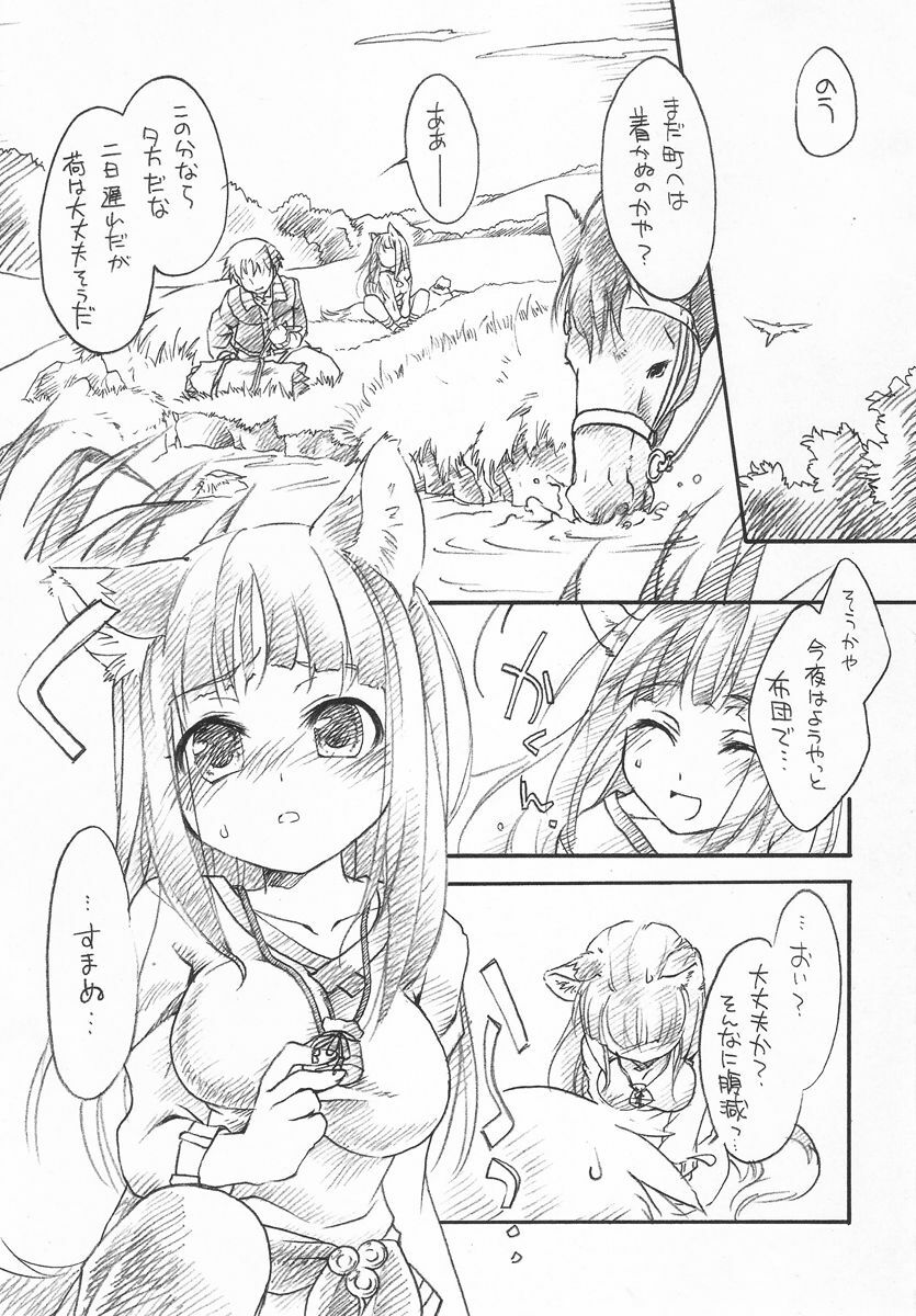 (C73) [Hinaprin (Ikuta Takanon)] Ookami no Hatsujouki (Spice and Wolf) page 2 full