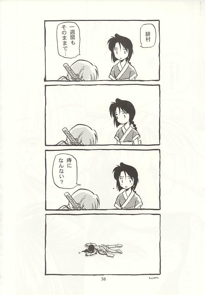 (C55) [Yamaguchirou (Yamaguchi Shinji)] Tousou // SCARRED OVER (Rurouni Kenshin) page 35 full