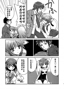 (C79) [Hapoi-dokoro (Okazaki Takeshi)] Alterna SP -Kimi ga Iru Sekai- (The Melancholy of Haruhi Suzumiya) [Chinese] [神风汉化] - page 19