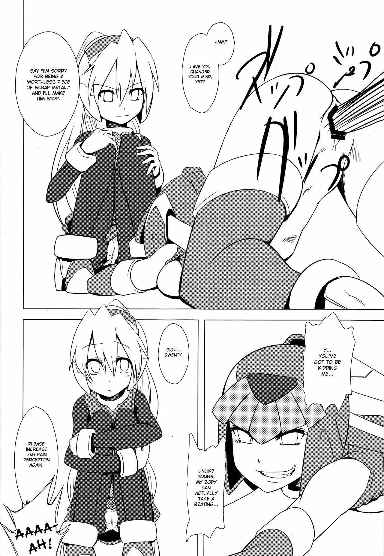 (C77) [Area-S (Dra)] Haraguro-sama wa Wadatsumi ga Okirai | Miss Meanie Hates the Sea God (Megaman Zero) [English] [desudesu] page 17 full