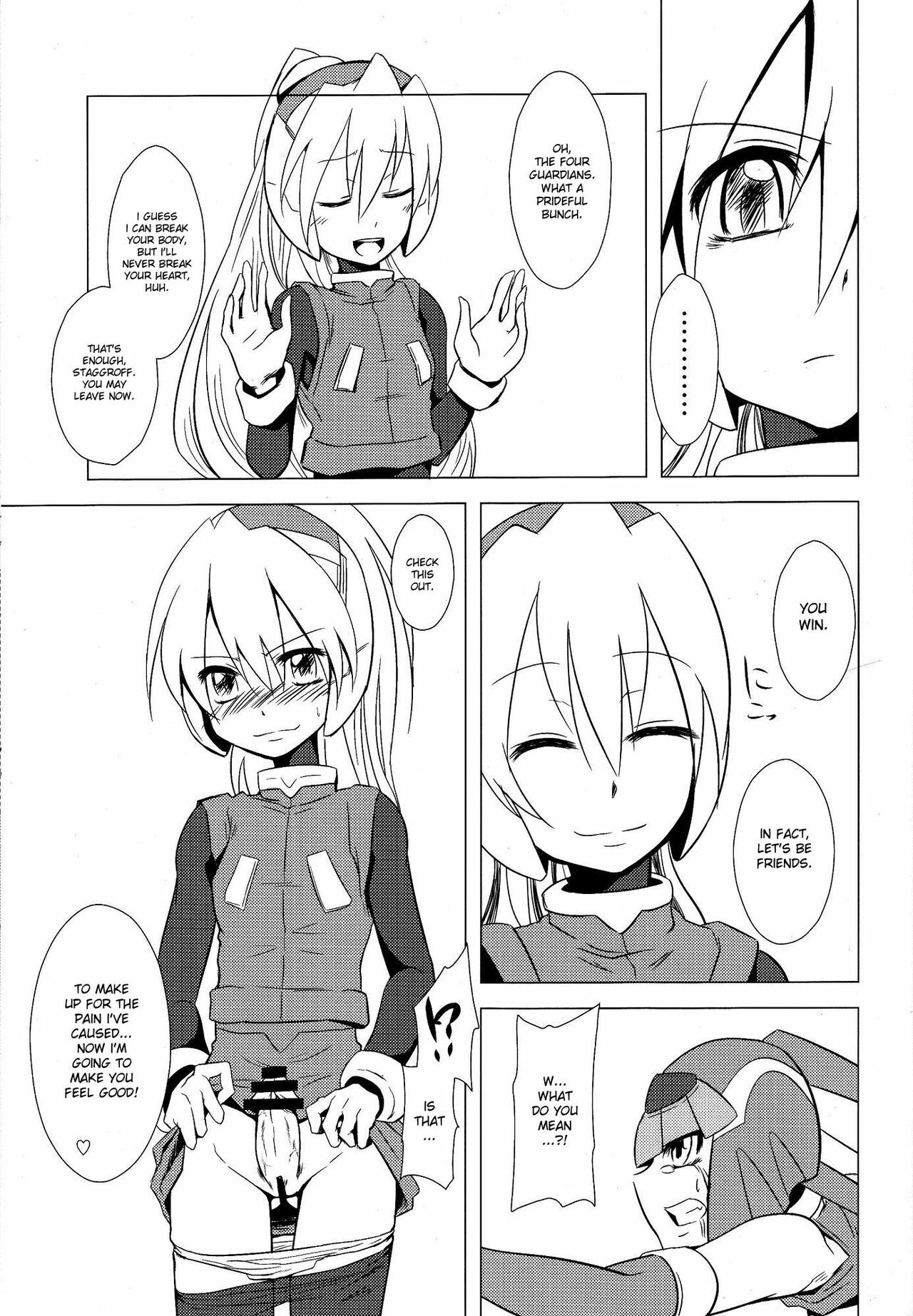 (C77) [Area-S (Dra)] Haraguro-sama wa Wadatsumi ga Okirai | Miss Meanie Hates the Sea God (Megaman Zero) [English] [desudesu] page 20 full