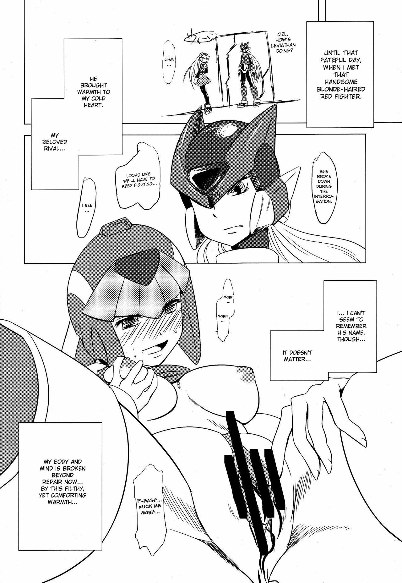 (C77) [Area-S (Dra)] Haraguro-sama wa Wadatsumi ga Okirai | Miss Meanie Hates the Sea God (Megaman Zero) [English] [desudesu] page 29 full