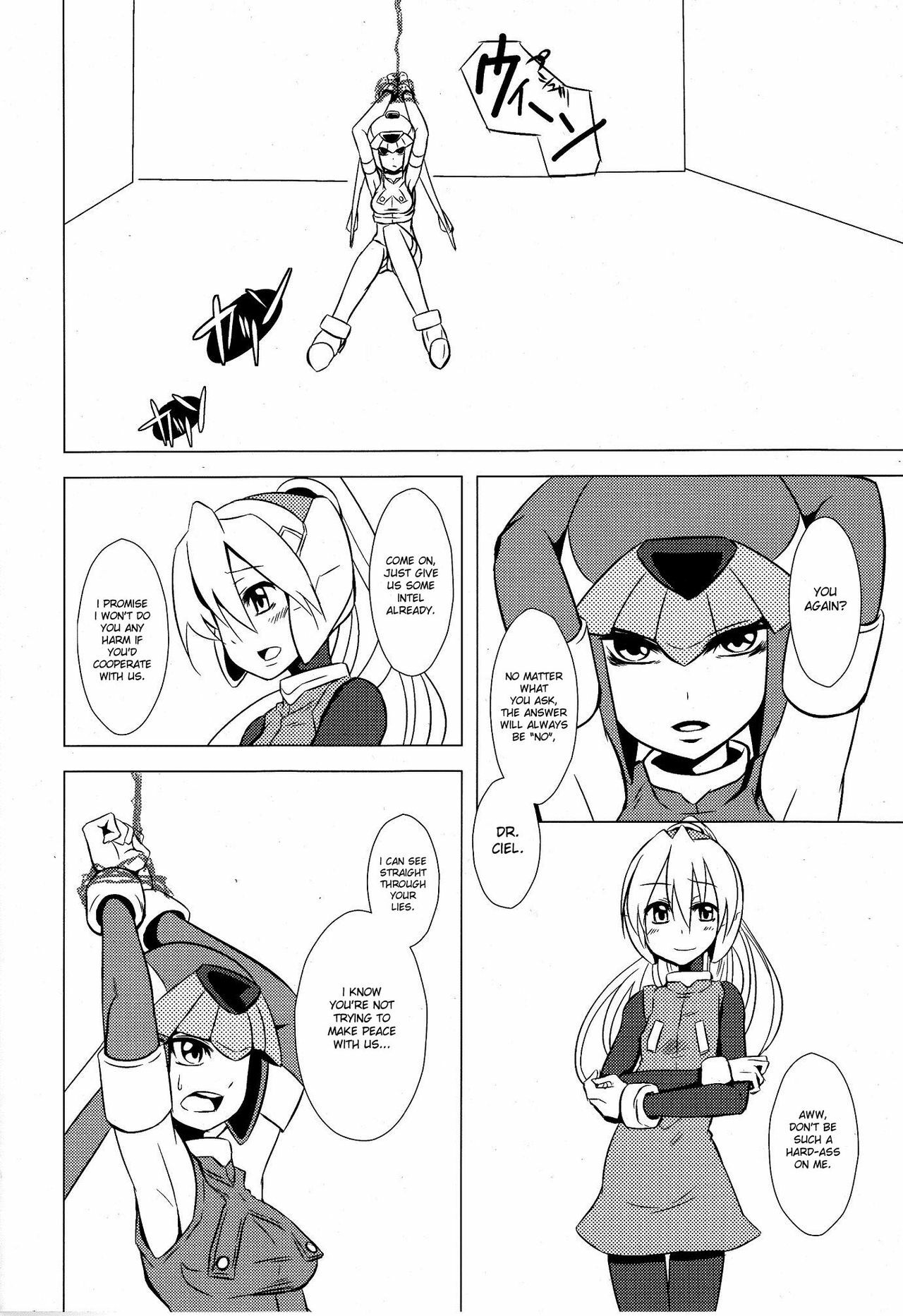 (C77) [Area-S (Dra)] Haraguro-sama wa Wadatsumi ga Okirai | Miss Meanie Hates the Sea God (Megaman Zero) [English] [desudesu] page 3 full