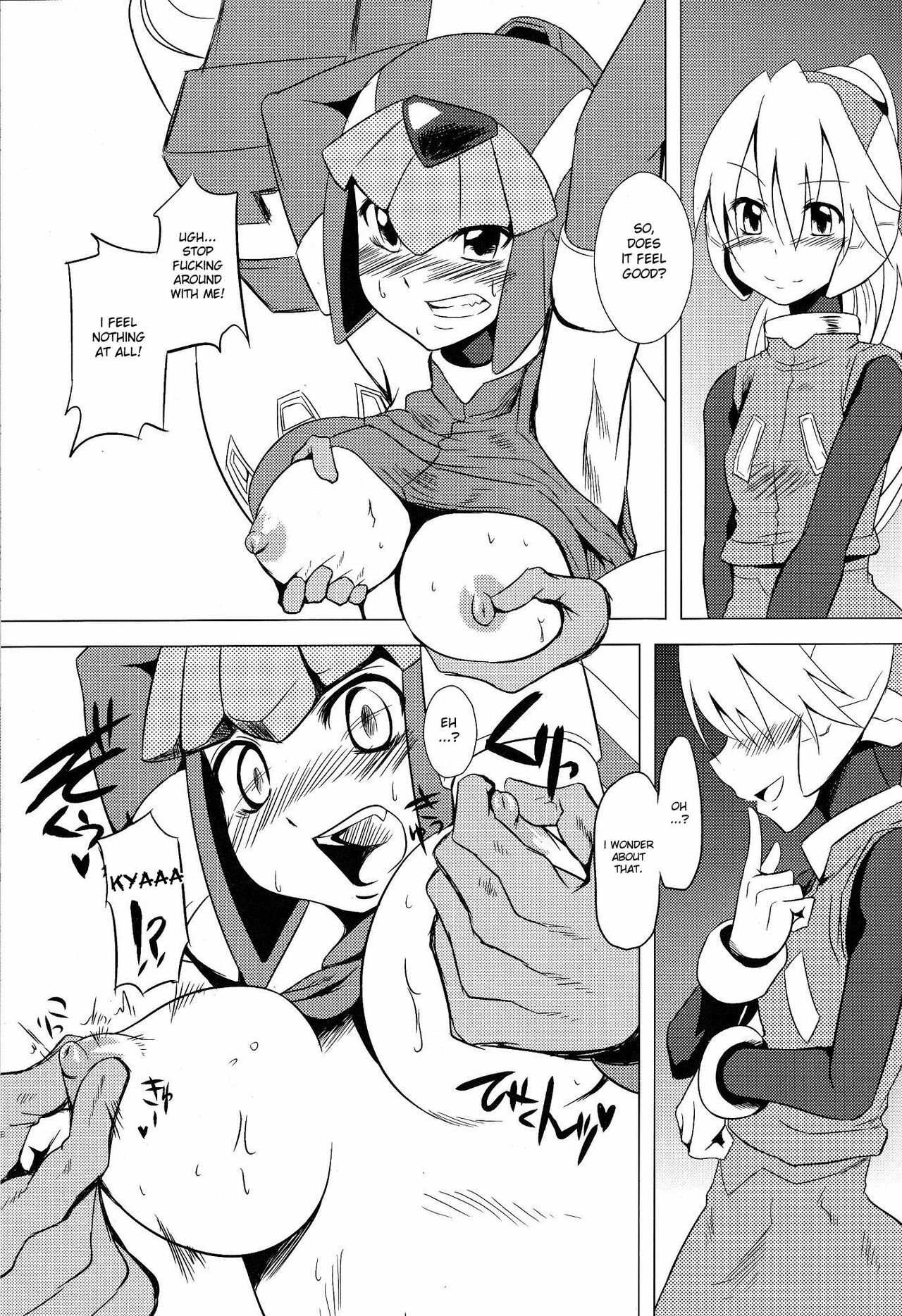 (C77) [Area-S (Dra)] Haraguro-sama wa Wadatsumi ga Okirai | Miss Meanie Hates the Sea God (Megaman Zero) [English] [desudesu] page 8 full