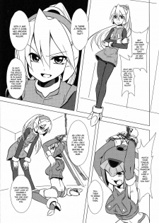 (C77) [Area-S (Dra)] Haraguro-sama wa Wadatsumi ga Okirai | Miss Meanie Hates the Sea God (Megaman Zero) [English] [desudesu] - page 4