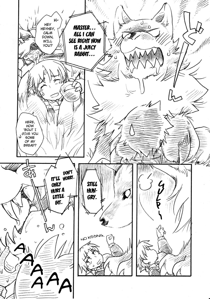 (C73) [Hinaprin (Ikuta Takanon)] Ookami no Hatsujouki | Wolf and the Rutting Season (Spice and Wolf) [English] =Strange Companions= page 3 full