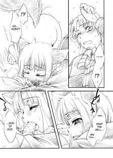 (C73) [Hinaprin (Ikuta Takanon)] Ookami no Hatsujouki | Wolf and the Rutting Season (Spice and Wolf) [English] =Strange Companions= - page 4