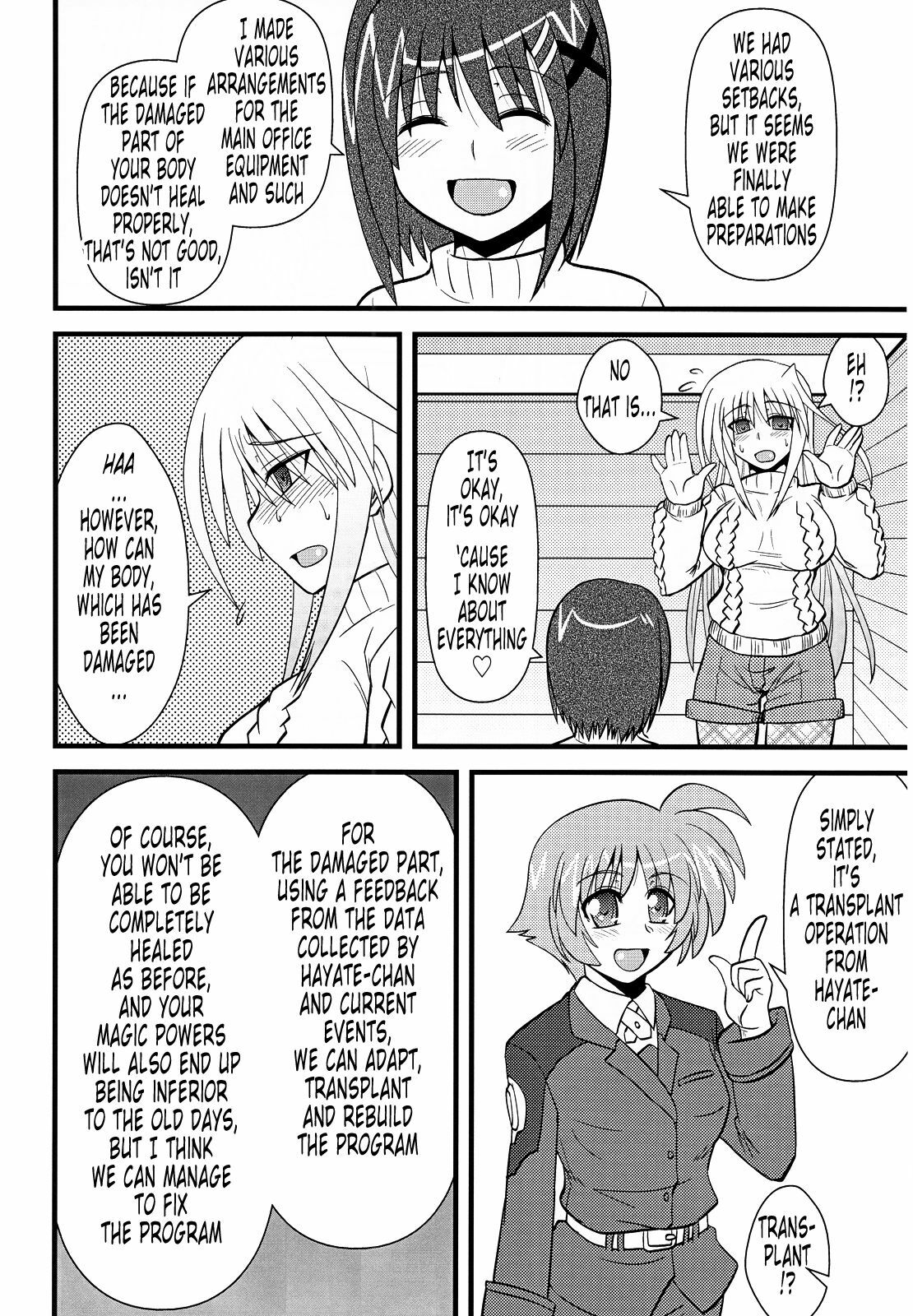 (Lyrical Magical 9) [Shonnaka-dou (Mitsurugi Tsurugi)] Ainsu (Mahou Shoujo Lyrical Nanoha) [English] [Tonigobe] page 21 full