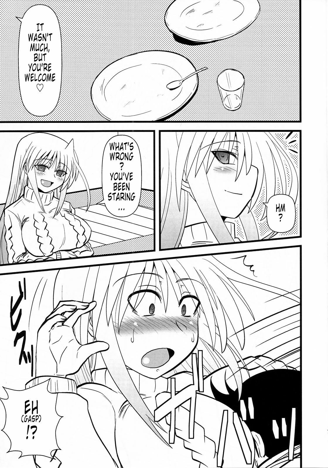 (Lyrical Magical 9) [Shonnaka-dou (Mitsurugi Tsurugi)] Ainsu (Mahou Shoujo Lyrical Nanoha) [English] [Tonigobe] page 6 full