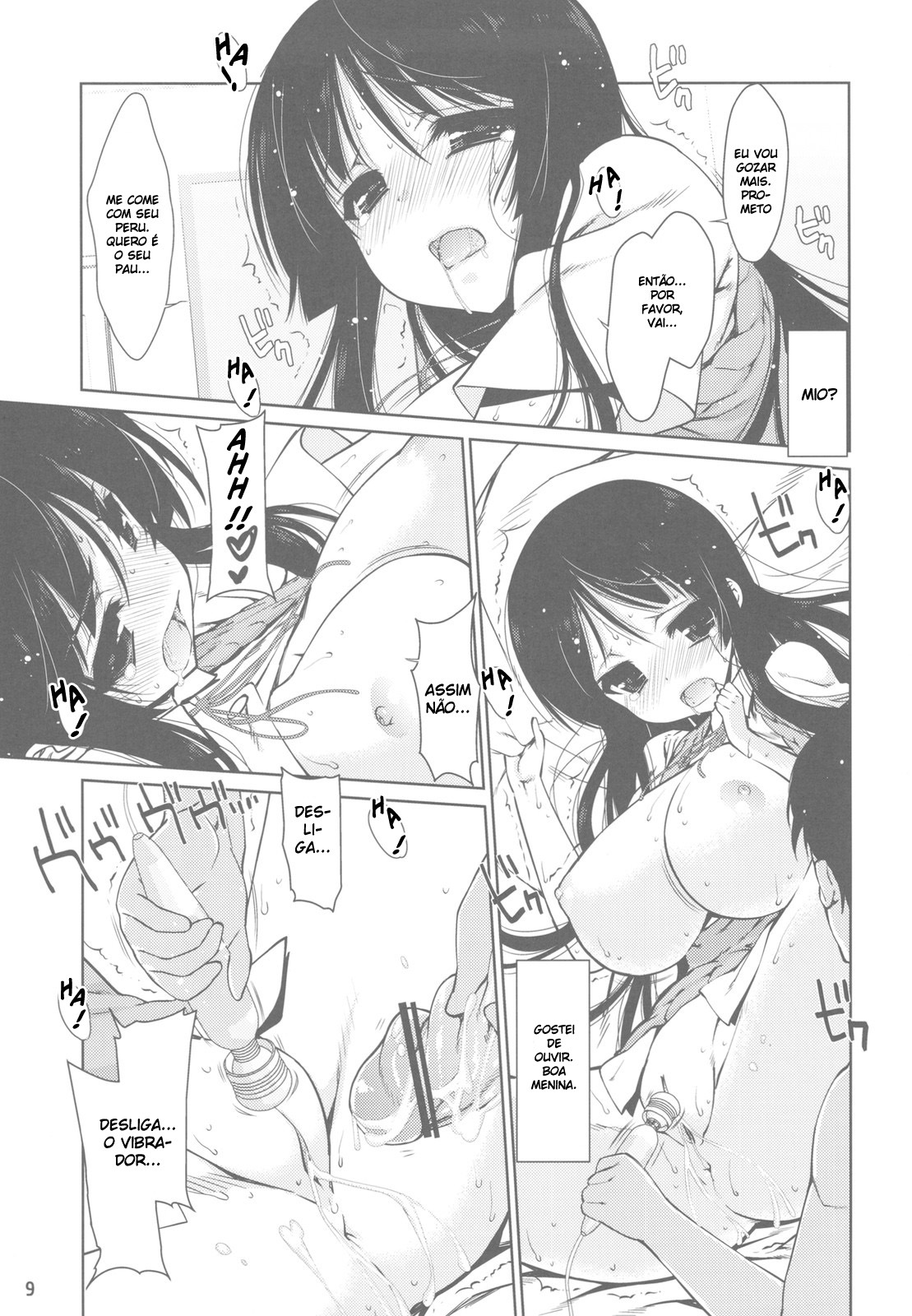 (CT16) [Nama Cream Biyori (Nanase Meruchi)] Mio-tan! 6 Mugi-chan to (K-ON!) [Portuguese-BR] [BartSSJ] page 9 full