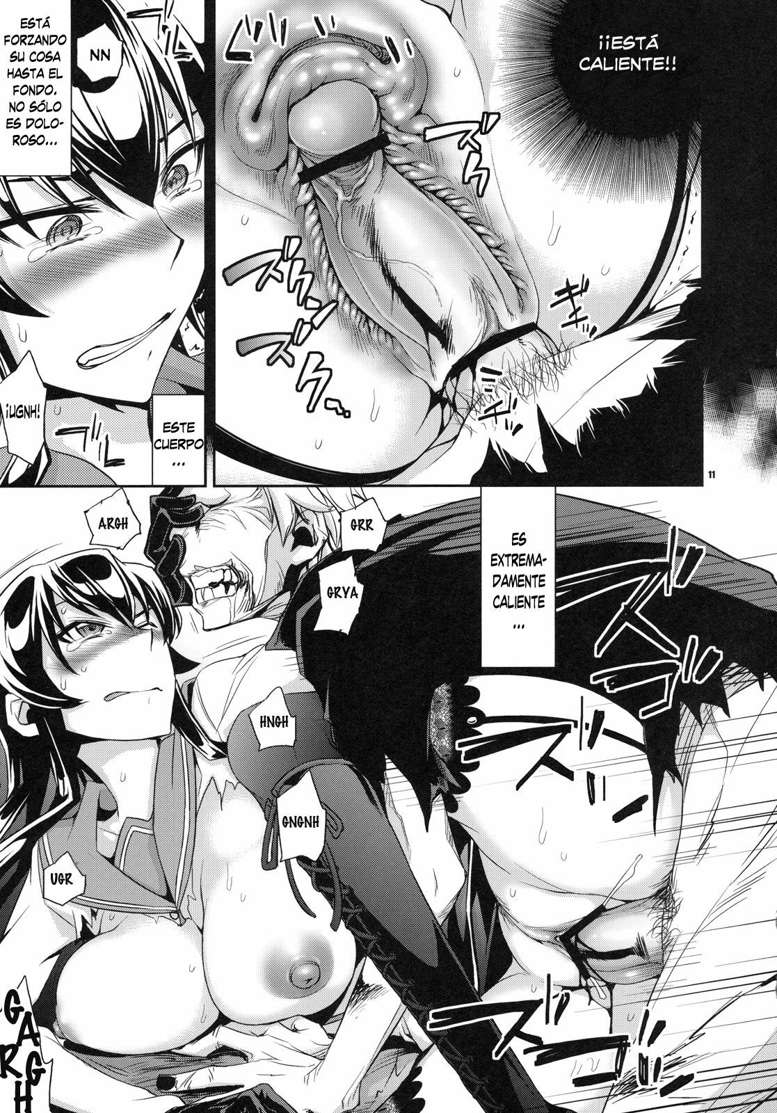 (C79) [Crazy9 (Ichitaka)] RAPE OF THE DEAD (HIGHSCHOOL OF THE DEAD) [Spanish] [Biblioteca Hentai] page 10 full