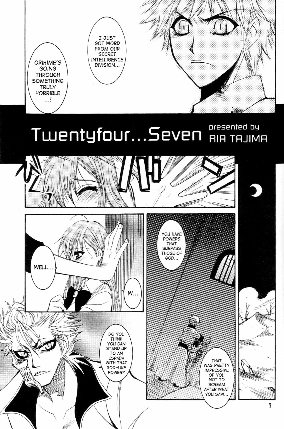 (C71) [Subsonic Factor (Tajima Ria)] Twentyfour...Seven (Bleach) [English] {doujin-moe.us} page 6 full