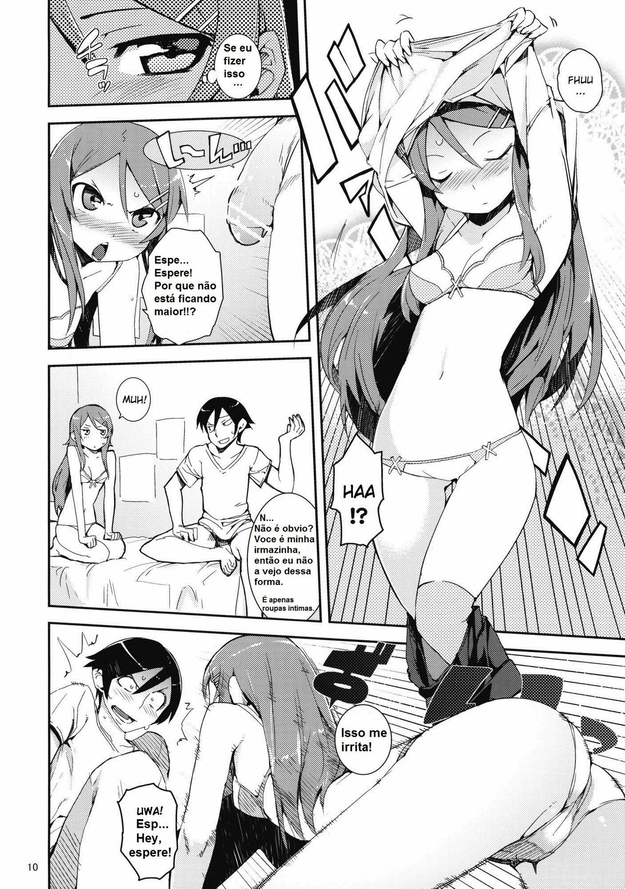 (COMIC1☆4) [Hyoco Road (Hyocorou)] O, Ore no Imouto gaa + Paper Shiori (Ore no Imouto ga Konna ni Kawaii Wake ga Nai) [Portuguese-BR] [Kyousuke] page 9 full