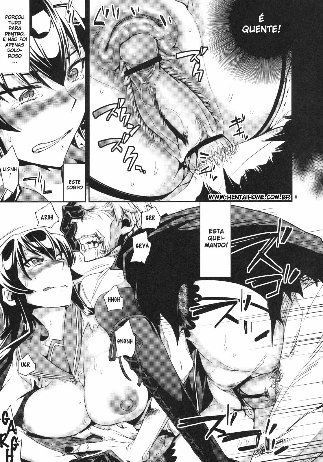 (C79) [Crazy9 (Ichitaka)] RAPE OF THE DEAD (HIGHSCHOOL OF THE DEAD) [Portuguese-BR] {HentaiHome} page 10 full