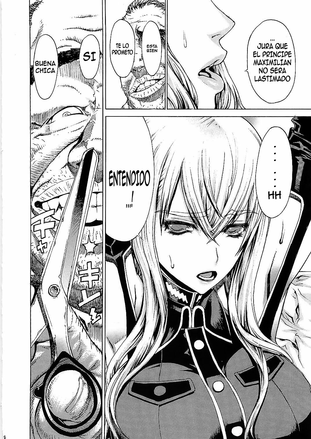 (C79) [Dorepooru (Leopard)] Leopard Hon 16 (Valkyria Chronicles) [Spanish] {kallen-kozuki} page 8 full