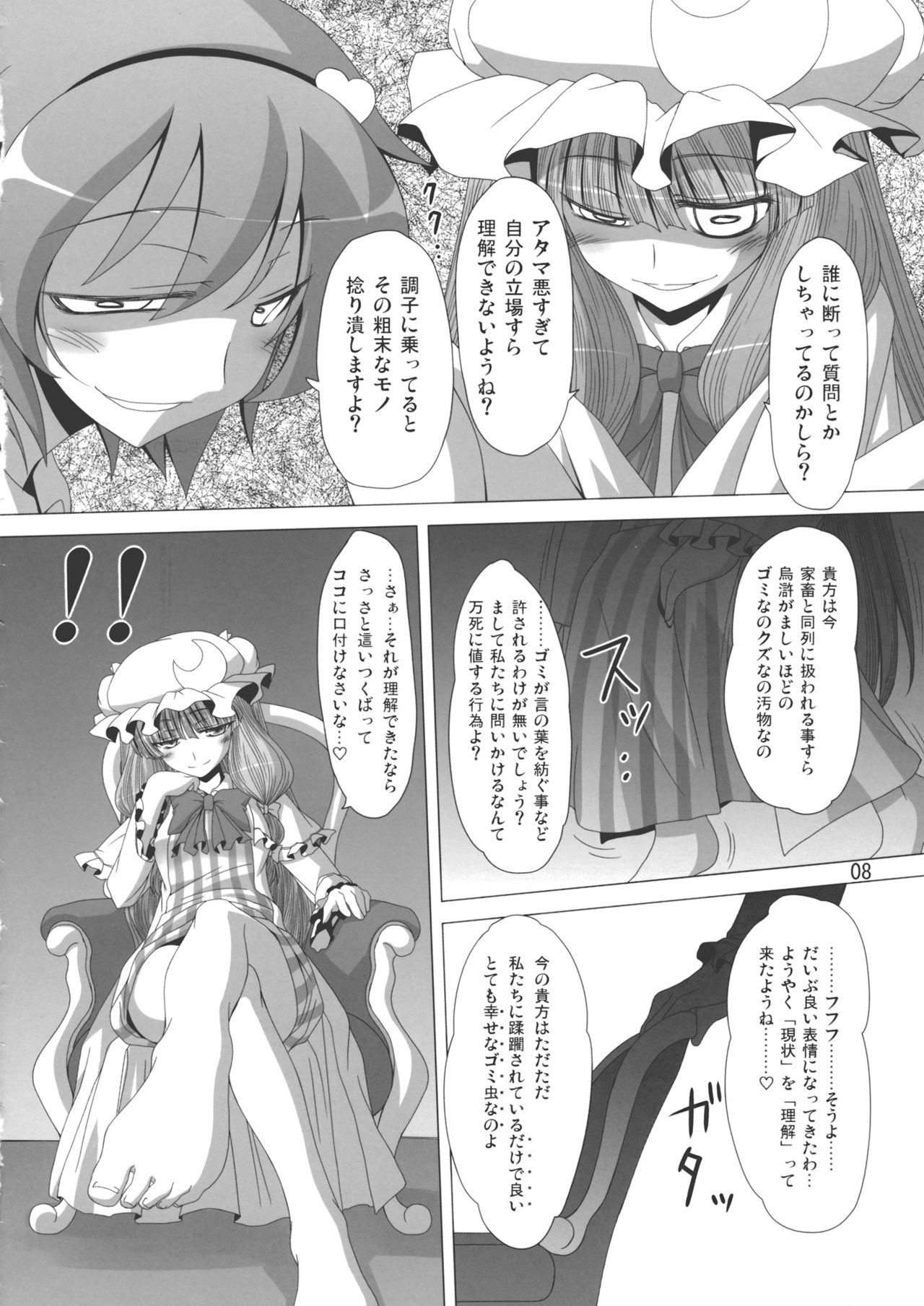 (C79) [Hibiki (Iganseijin)] Patchu+Sato Ni Jitome de Mikudasareru Hon (Touhou Project) page 9 full