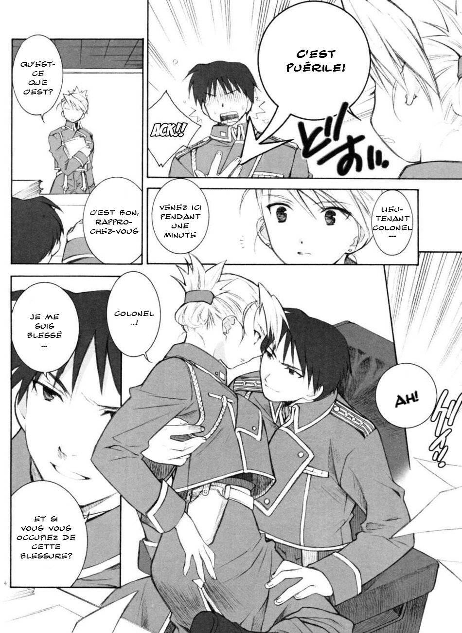 (C65) [TOTSUGEKI WOLF (Yuhki Mitsuru)] Falling Rain (Fullmetal Alchemist) [French] {Dakuma} [Decensored] page 4 full