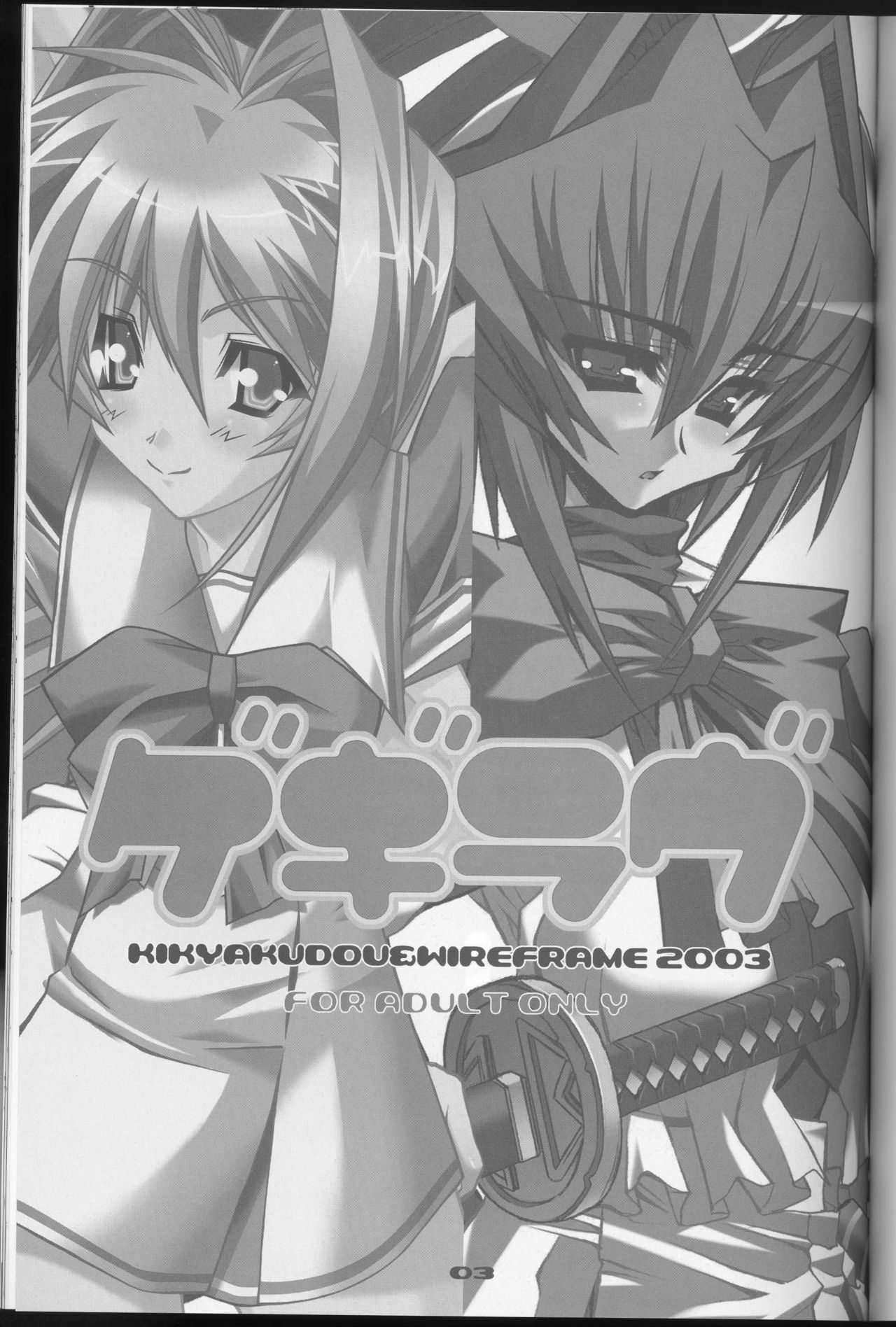 (CR33) [Kikyakudou, WIREFRAME (Karateka Value, Yuuki Hagure)] Geki-Luv (Muv-Luv) page 2 full