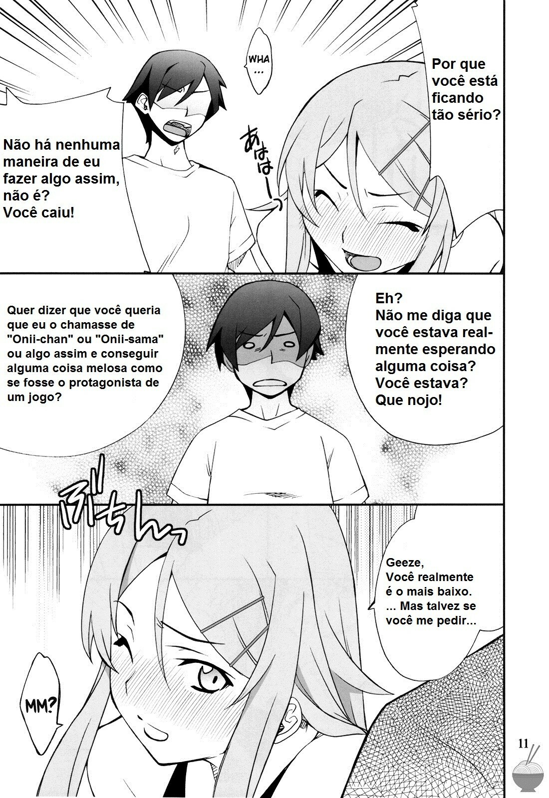 (C78) [P-FOREST (Hozumi Takashi)] Ore x Imouto Kouryaku Daisakusen!! (Ore no Imouto ga Konna ni Kawaii Wake ga Nai) [Portuguese-BR] {Kyousuke} page 10 full