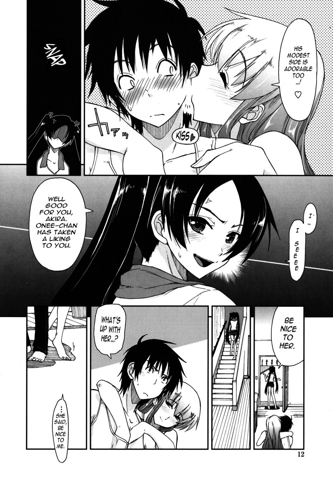 [Kamino Ryu-ya] Mozaiku X Sanshimai Ch. 1+7-9 v2 (HQ)[ENG][Decensored] page 13 full