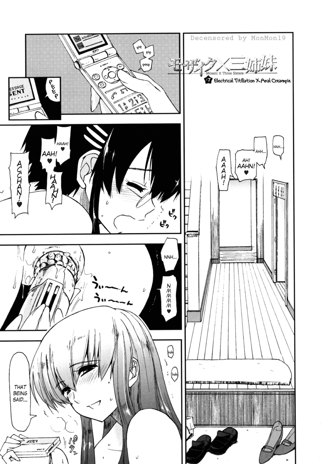 [Kamino Ryu-ya] Mozaiku X Sanshimai Ch. 1+7-9 v2 (HQ)[ENG][Decensored] page 24 full