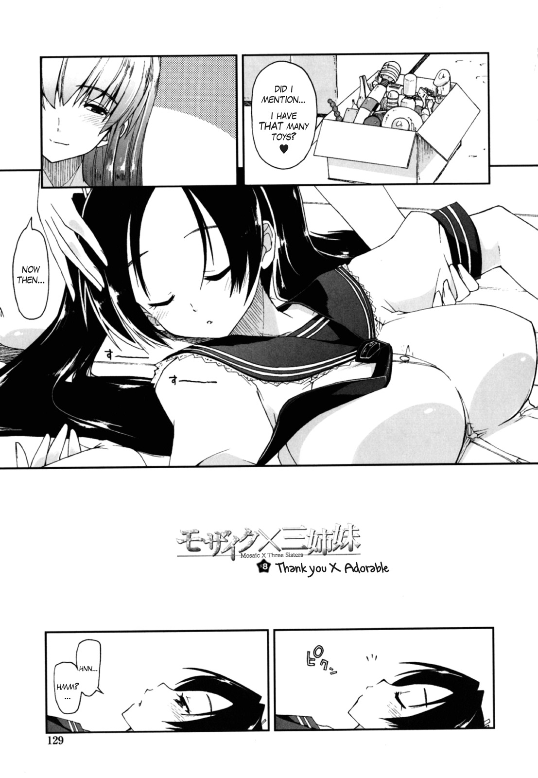 [Kamino Ryu-ya] Mozaiku X Sanshimai Ch. 1+7-9 v2 (HQ)[ENG][Decensored] page 43 full