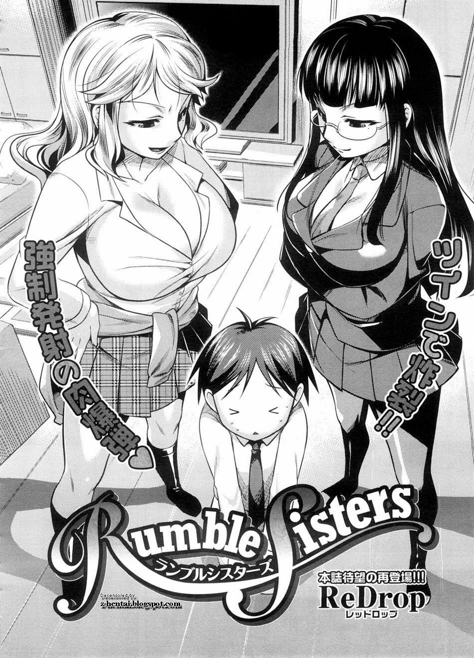 [ReDrop] Rumble Sisters (COMIC Megastore 2008-09) [Spanish] [Biblioteca Hentai] [Decensored] page 2 full