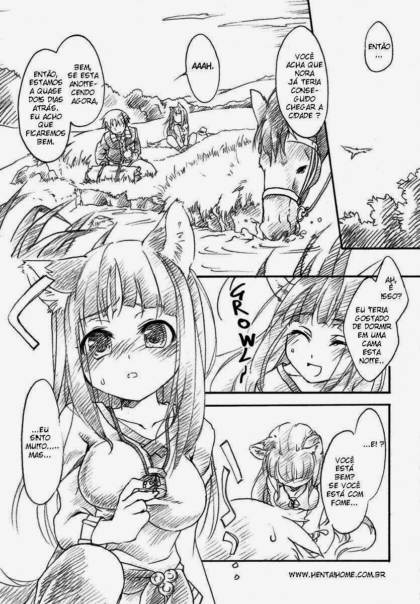 (C73) [Hinaprin (Takanon Ikuta)] Ookami no Hatsujouki (Spice and Wolf) [Portuguese-BR] [Siberwar] page 2 full