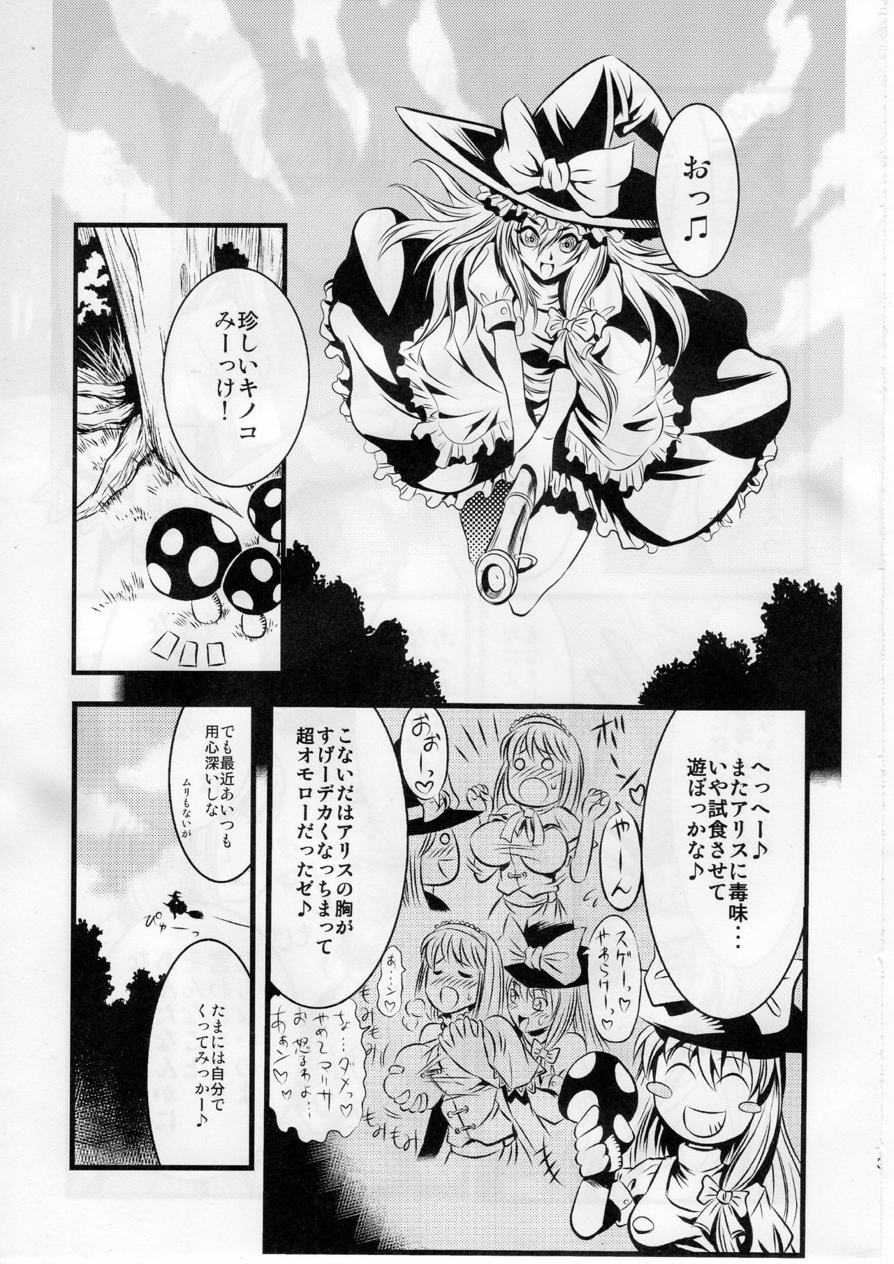 (SC41) [Musashi-dou (Musashino Sekai)] Marisa no Kinoko wo Alice ga Love Love Hon (Touhou Project) page 4 full