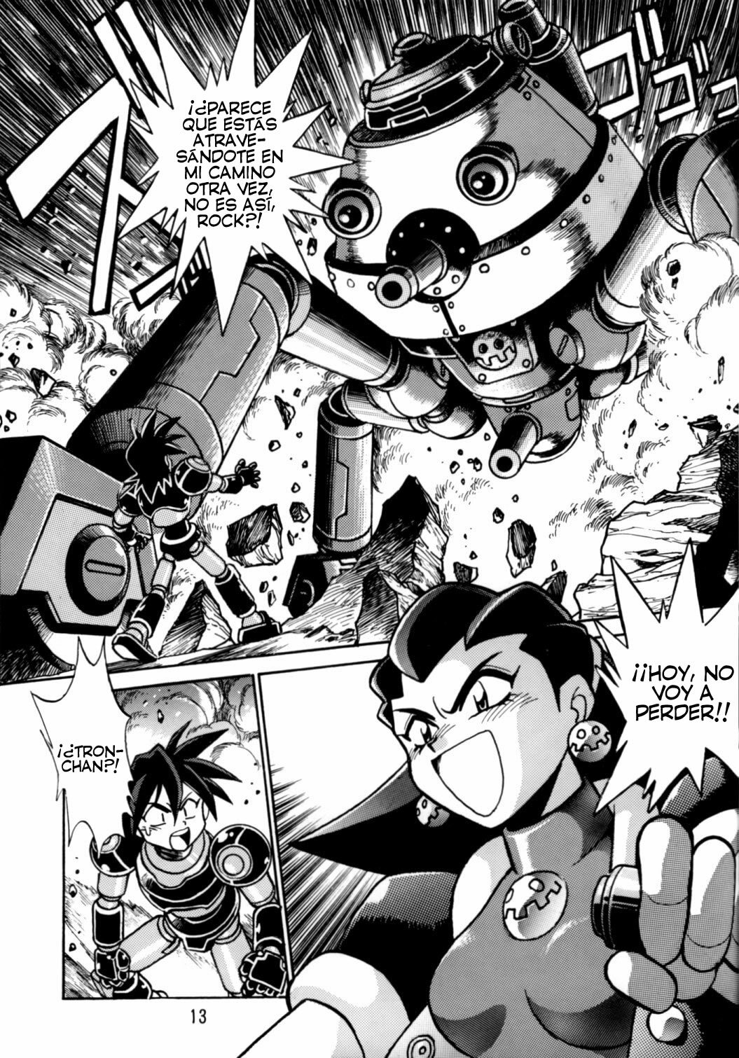 [Studio Katsudon (Manabe Jouji)] Rock Buster Go Shot!! (Rockman DASH) [Spanish] [Exiles Kingdom] page 13 full