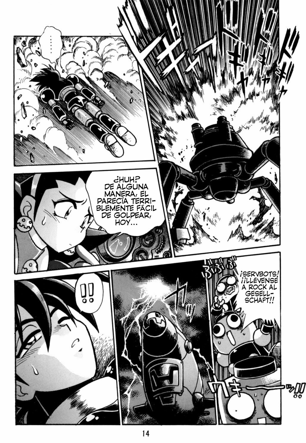 [Studio Katsudon (Manabe Jouji)] Rock Buster Go Shot!! (Rockman DASH) [Spanish] [Exiles Kingdom] page 14 full