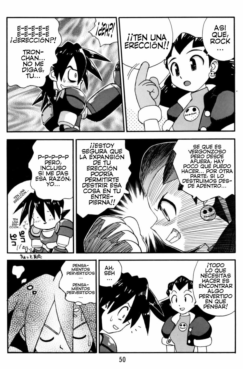 [Studio Katsudon (Manabe Jouji)] Rock Buster Go Shot!! (Rockman DASH) [Spanish] [Exiles Kingdom] page 50 full