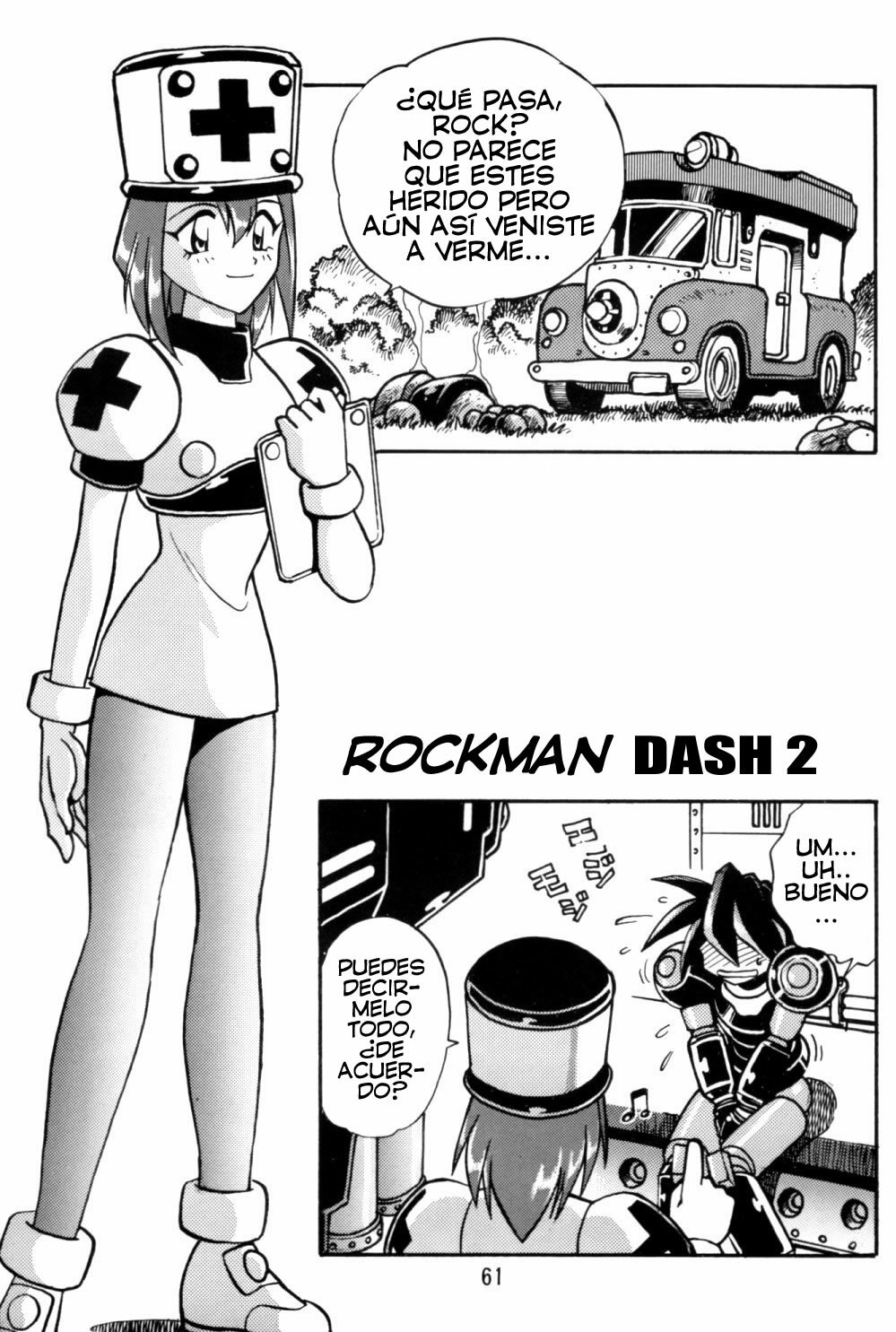 [Studio Katsudon (Manabe Jouji)] Rock Buster Go Shot!! (Rockman DASH) [Spanish] [Exiles Kingdom] page 61 full