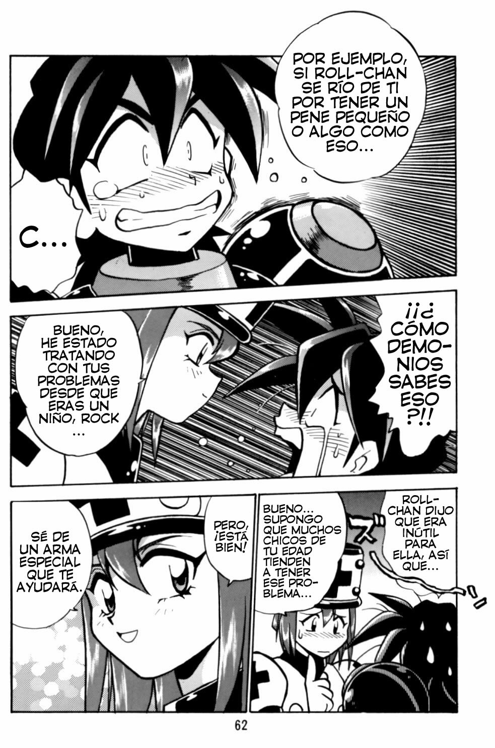 [Studio Katsudon (Manabe Jouji)] Rock Buster Go Shot!! (Rockman DASH) [Spanish] [Exiles Kingdom] page 62 full