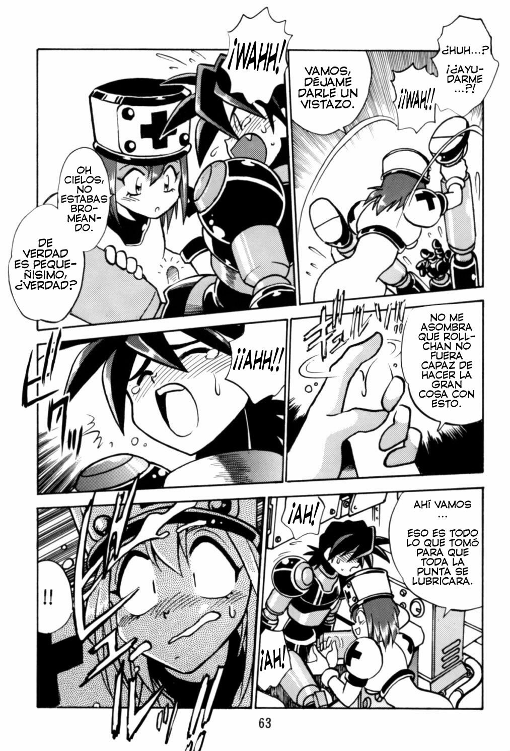 [Studio Katsudon (Manabe Jouji)] Rock Buster Go Shot!! (Rockman DASH) [Spanish] [Exiles Kingdom] page 63 full