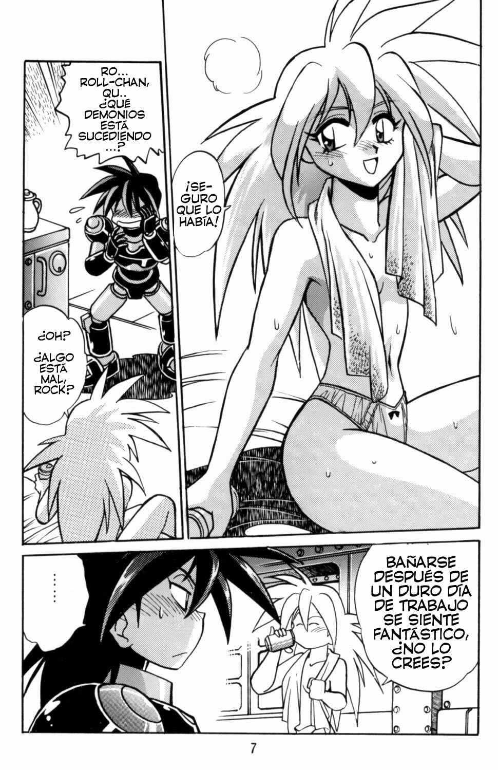 [Studio Katsudon (Manabe Jouji)] Rock Buster Go Shot!! (Rockman DASH) [Spanish] [Exiles Kingdom] page 7 full