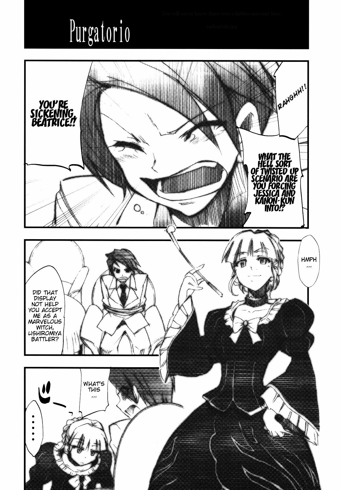 (COMIC1☆2) [Studio Kimigabuchi (Kimimaru)] Umineko no Naku Youni Nake | Cry just as the seagulls do (Umineko no Naku Koro ni) [English] [Project Hump Me! Scanlations] page 21 full