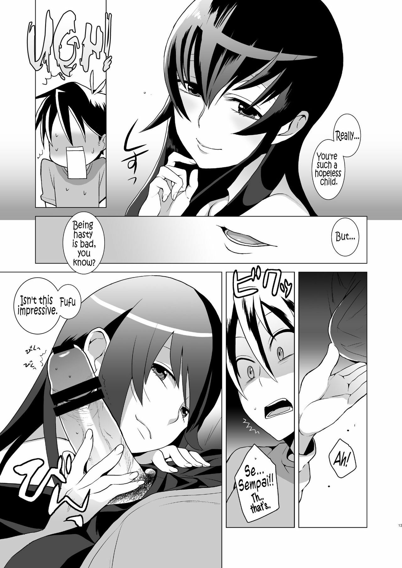 [Kisoutengai (Saito Yahu)] Sekinin Totte kureru ne? | You'll Take Responsibility, Right? (Highschool of the Dead) [English] =LWB= [Digital] page 13 full