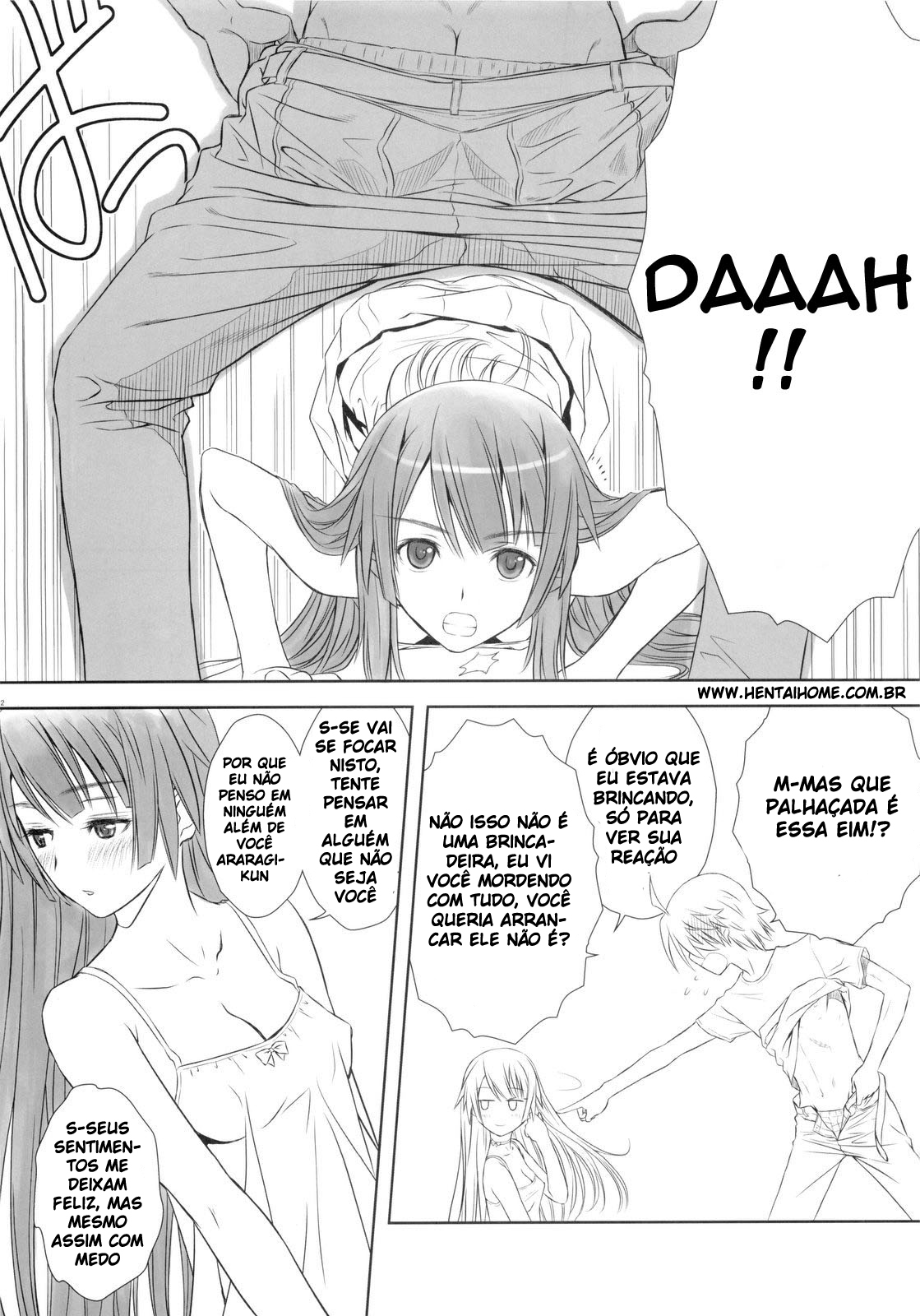 (C77) [T2 ART WORKS (Taka Tony)] Hitagi ONESIDE (Bakemonogatari) [Portuguese-BR] [HentaiHome] page 21 full