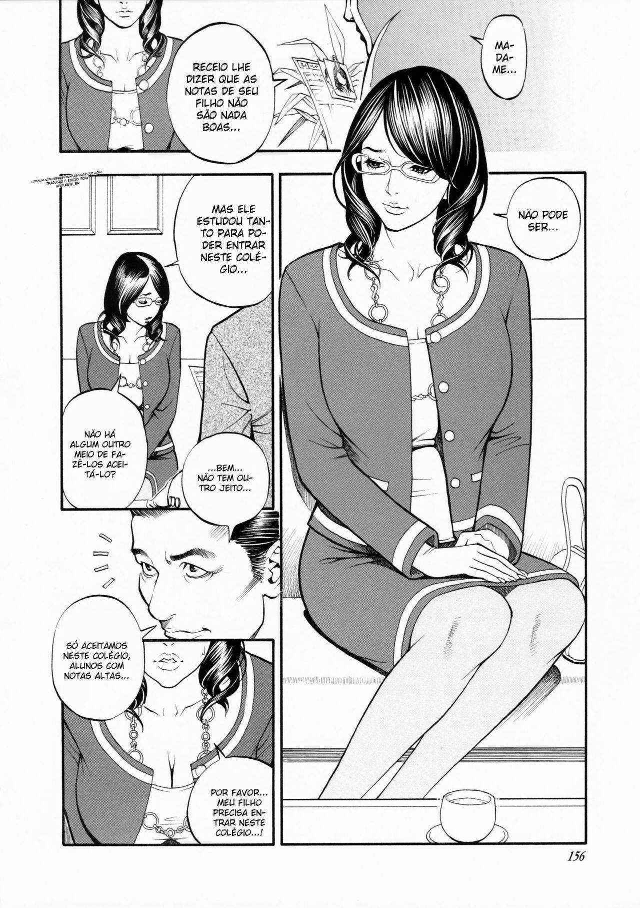 [Izayoi Seishin, Yamasaki Masato] Ochita Koukyuu Tsuma Yuriko Ch. 1 (Boshi Double Soukan) [Portuguese-BR] page 3 full