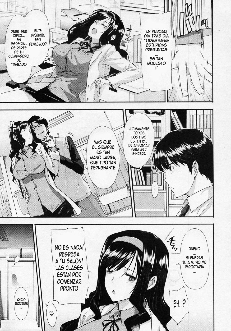 [Katsurai Yoshiaki] Himitsu Renai Soudan | Consulta de Amor Secreto (COMIC Megastore 2011-02) [Spanish] [Kallen-Kozuki] page 7 full