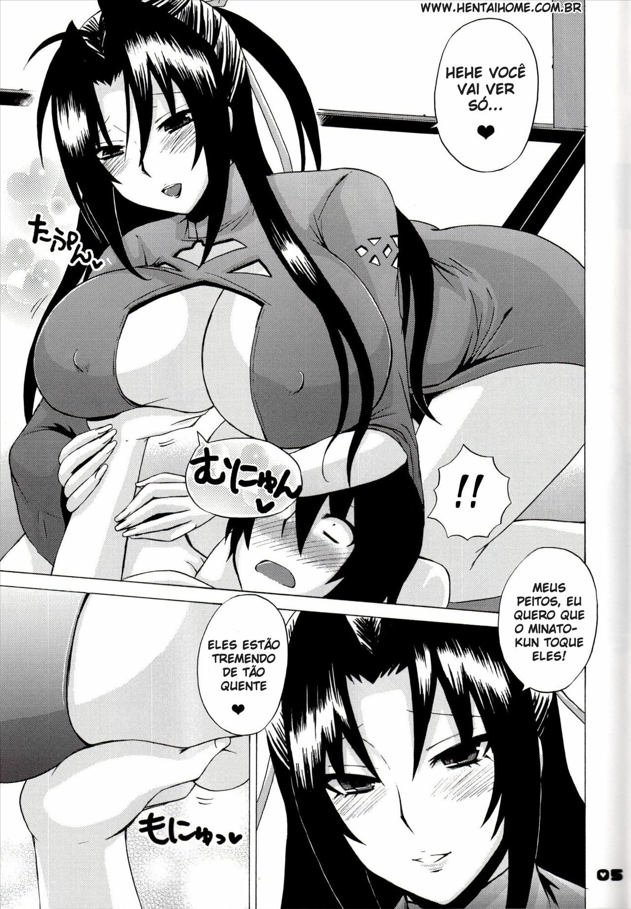 [Honey Bump (Nakatsugawa Minoru)] Kazehana-san wa Ore no Sekirei (Sekirei) [Portuguese-BR] [Goka] page 4 full