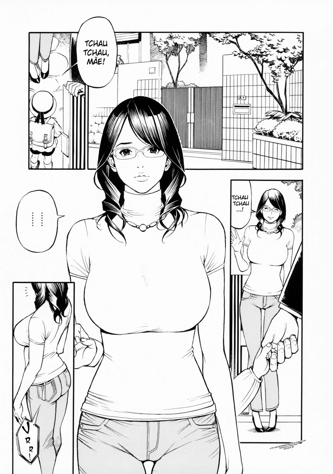 [Izayoi Seishin, Yamasaki Masato] Ochita Koukyuu Tsuma Yuriko Ch. 3 (Boshi Double Soukan) [Portuguese-BR] page 2 full