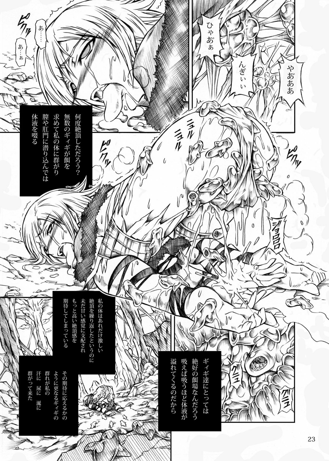 (C77) [Yokohama Junky (Makari Tohru)] Solo Hunter no Seitai (Monster Hunter) page 23 full
