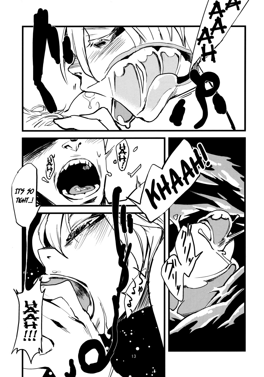 (C79) [Niku Drill (Toumasu)] Jingai Shunman 3 [English] {Anonygoo} page 14 full