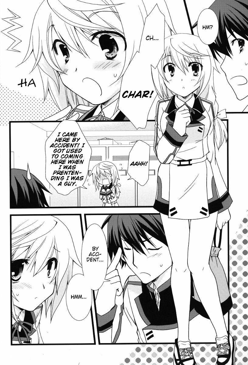 (C79) [Chagashi Saiban (Yamabuki Mook)] Kigae Chuuihou! | Warning Changing Clothes! (IS ) [English] [kibitou4life] page 5 full